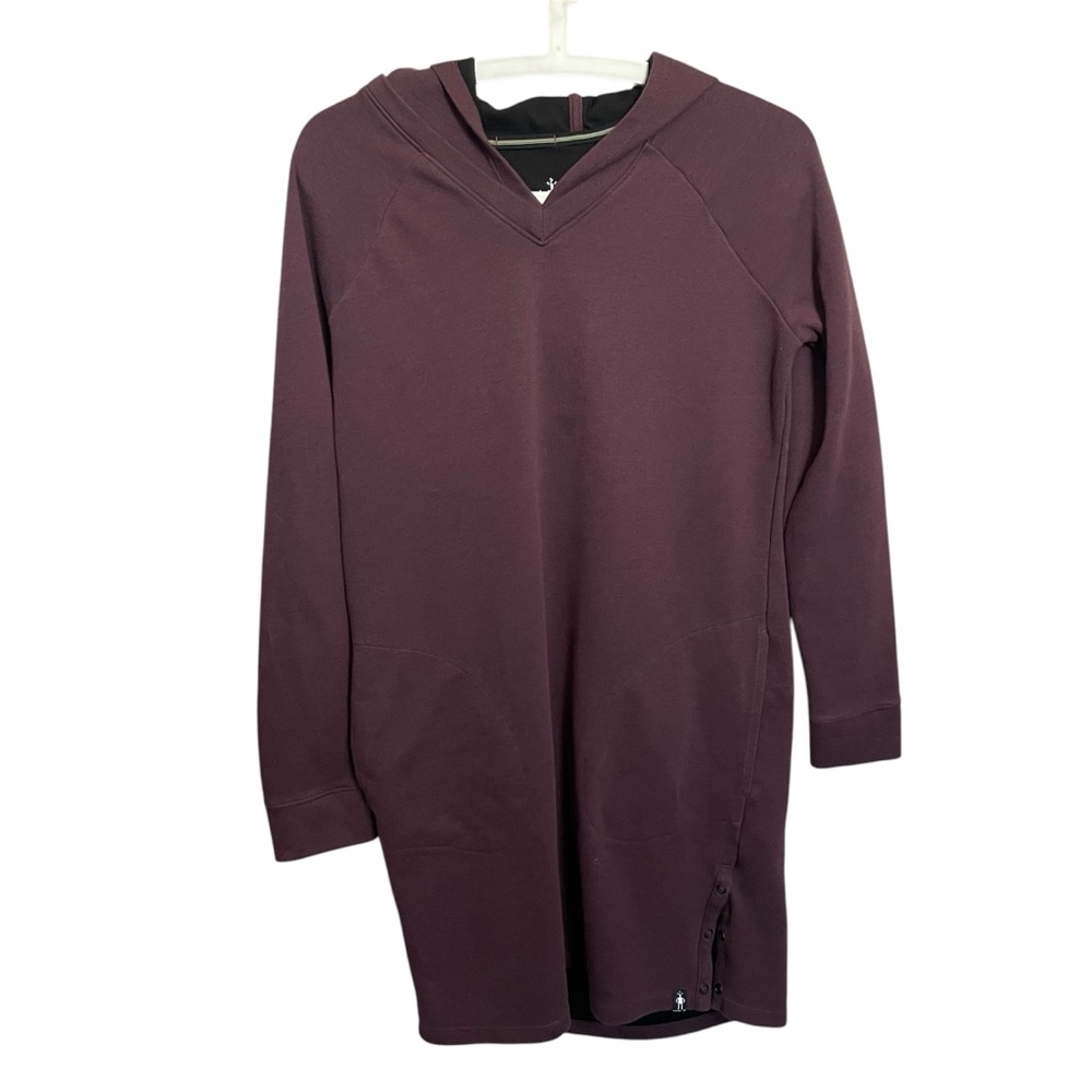 Smartwool Everyday Exploration Merino Wool Hoodie Dress Woodsmoke Casual